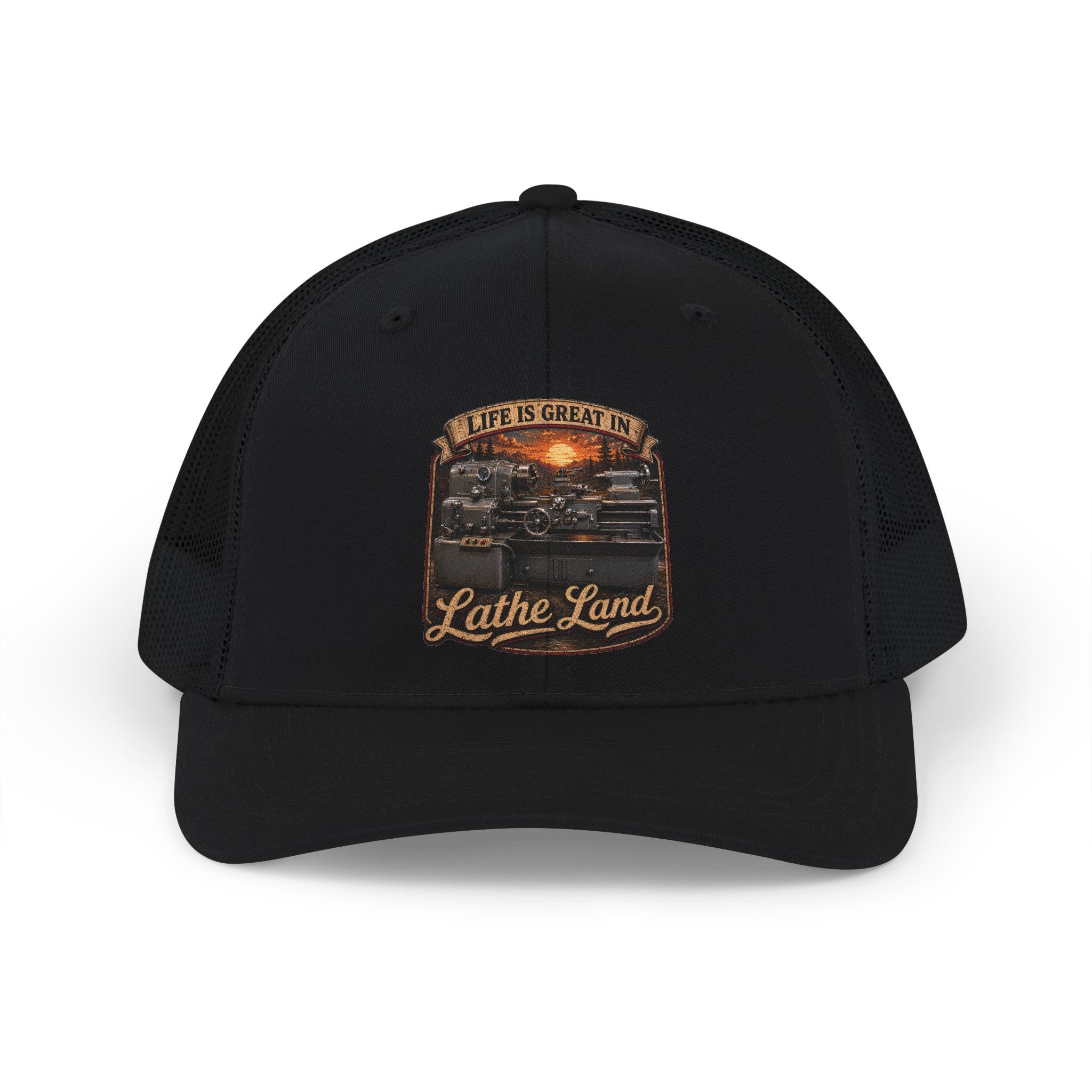 Life is Great in Lathe Land!- Trucker cap.