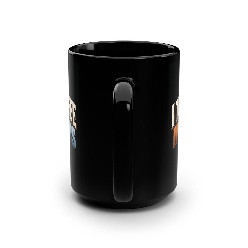 I Turn Coffee Into Chips Machinist Mug – Black 15 oz