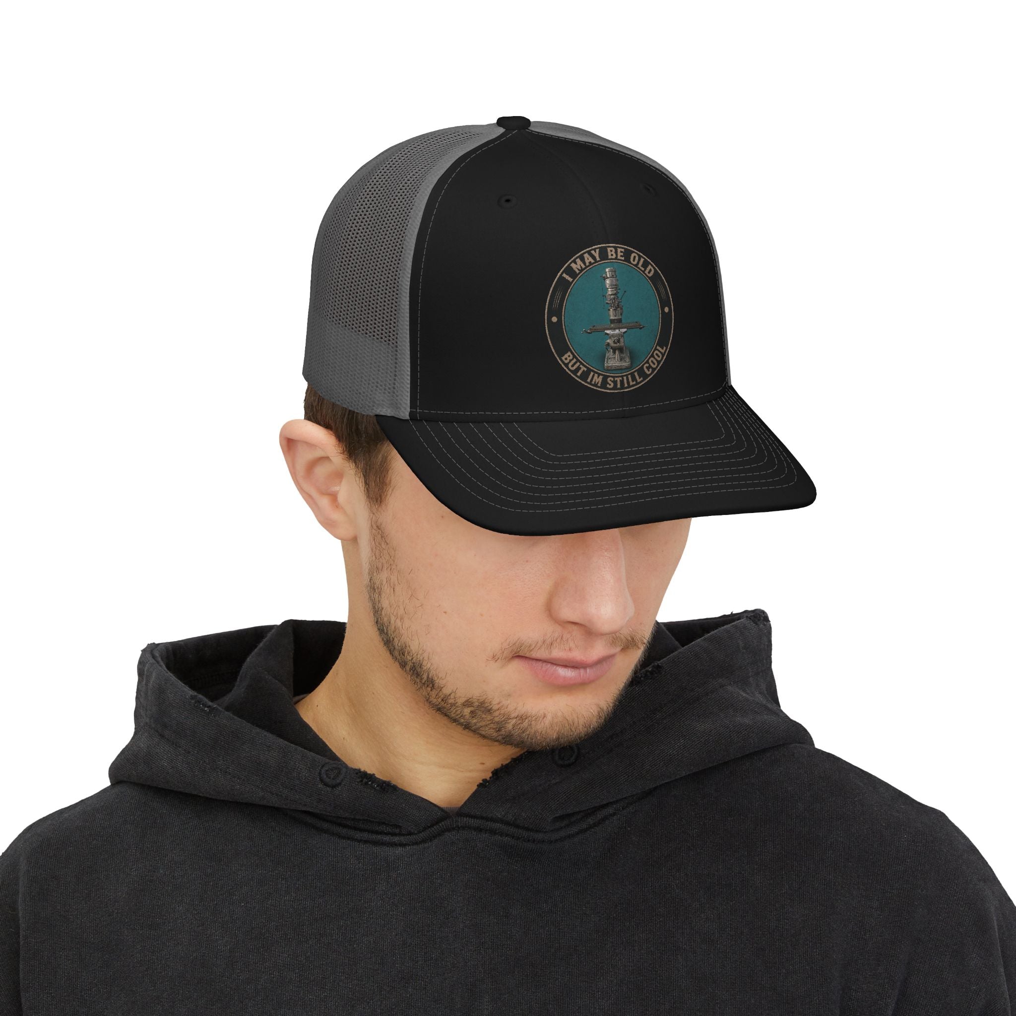 I may be OLD but I'm Still COOL!!!- Trucker cap