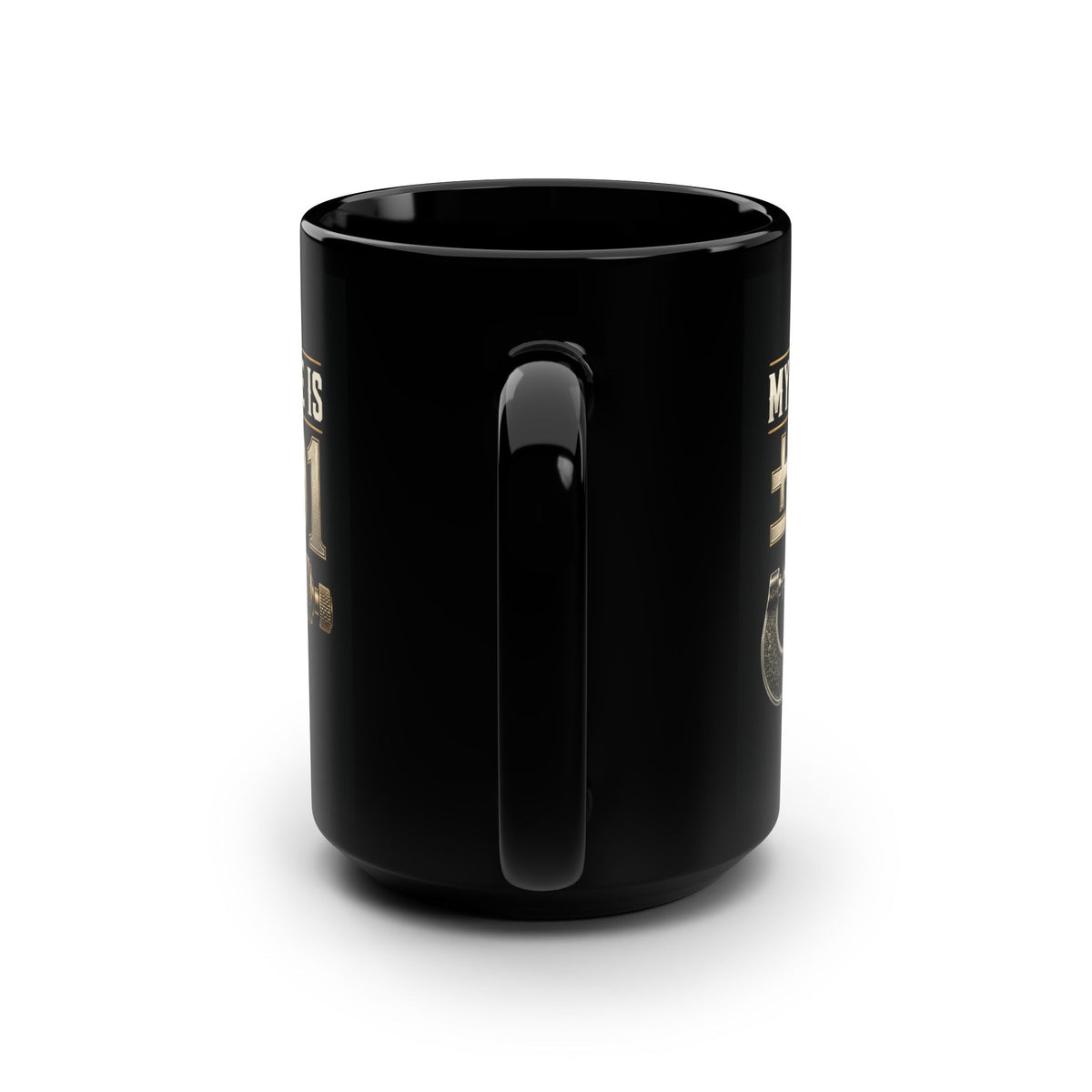 My Patience Is ±.0001 Machinist Mug – Black 15 oz