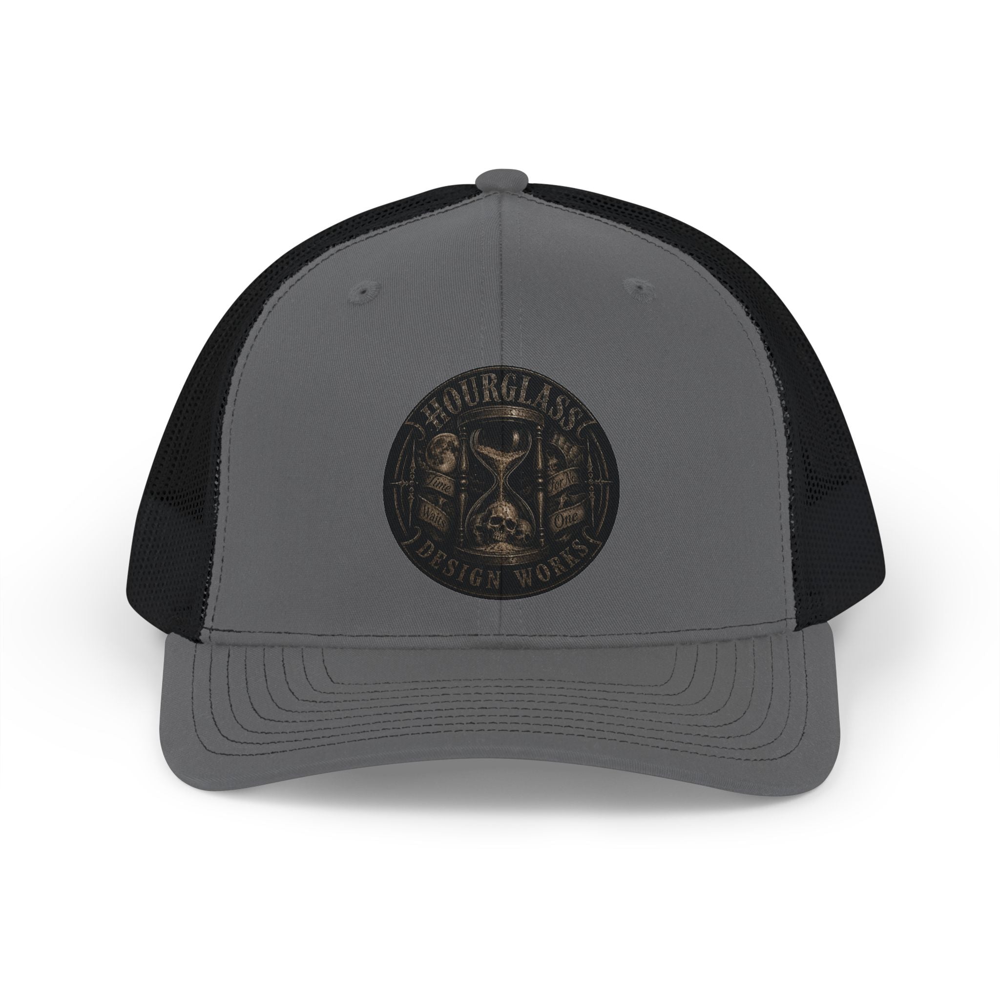 Hourglass design works Trucker Cap.