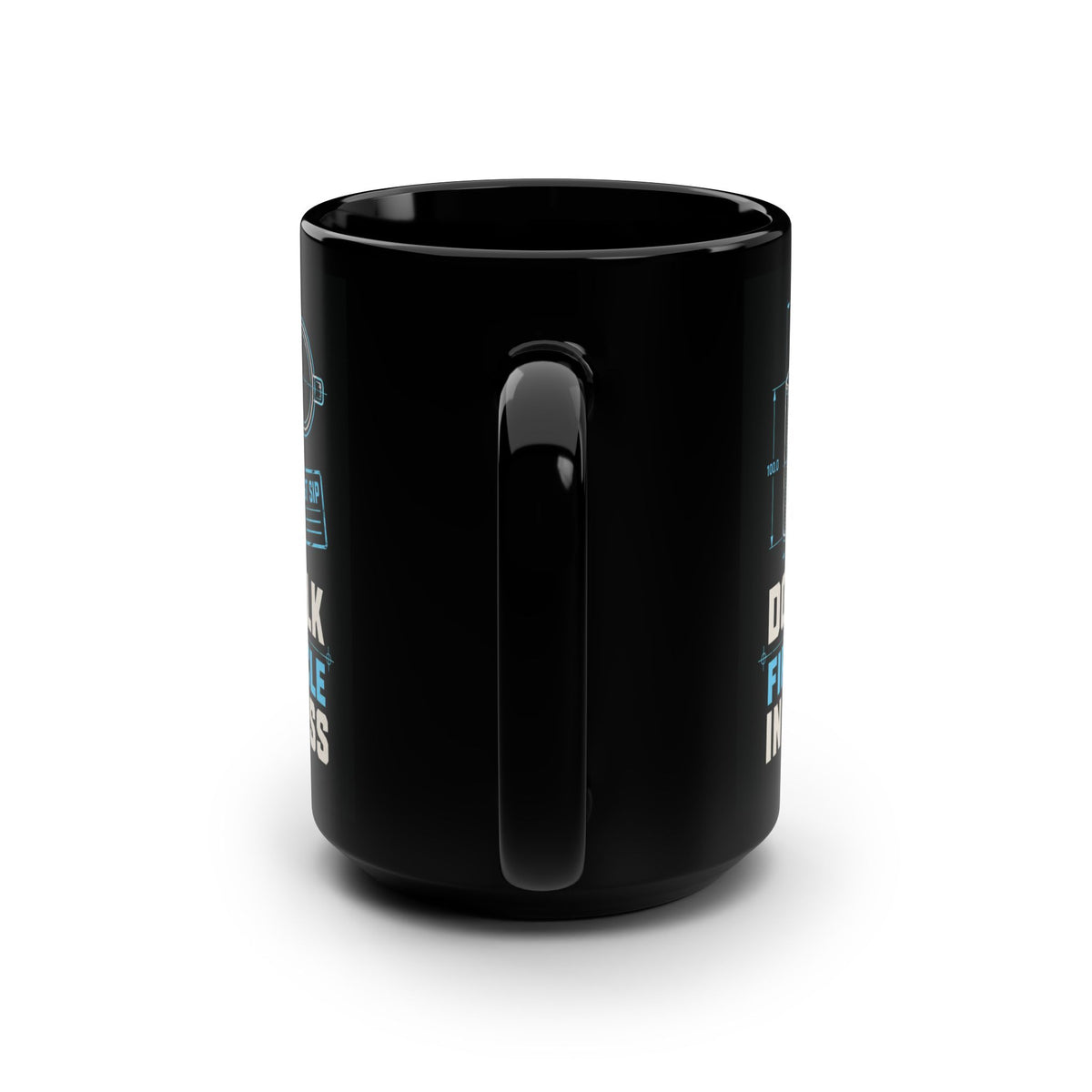 First Article in Progress Machinist Mug – Black 15 oz
