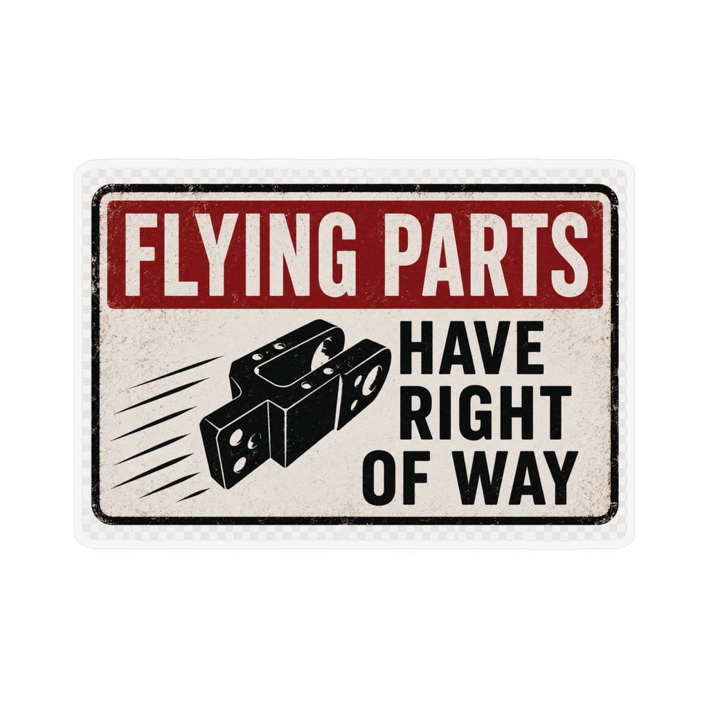Flying parts have right of way Magnets