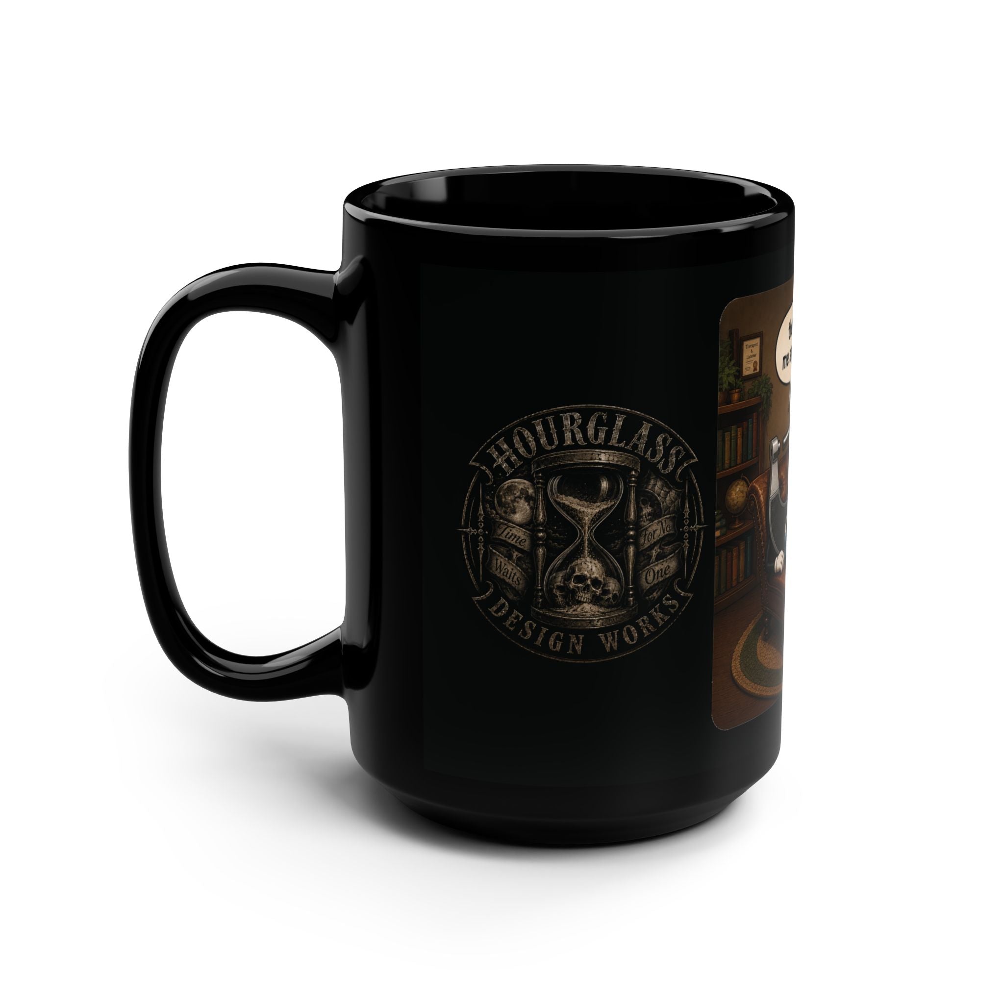 Mic Goes to Therapy Mug.