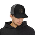Hourglass design works Trucker Cap.