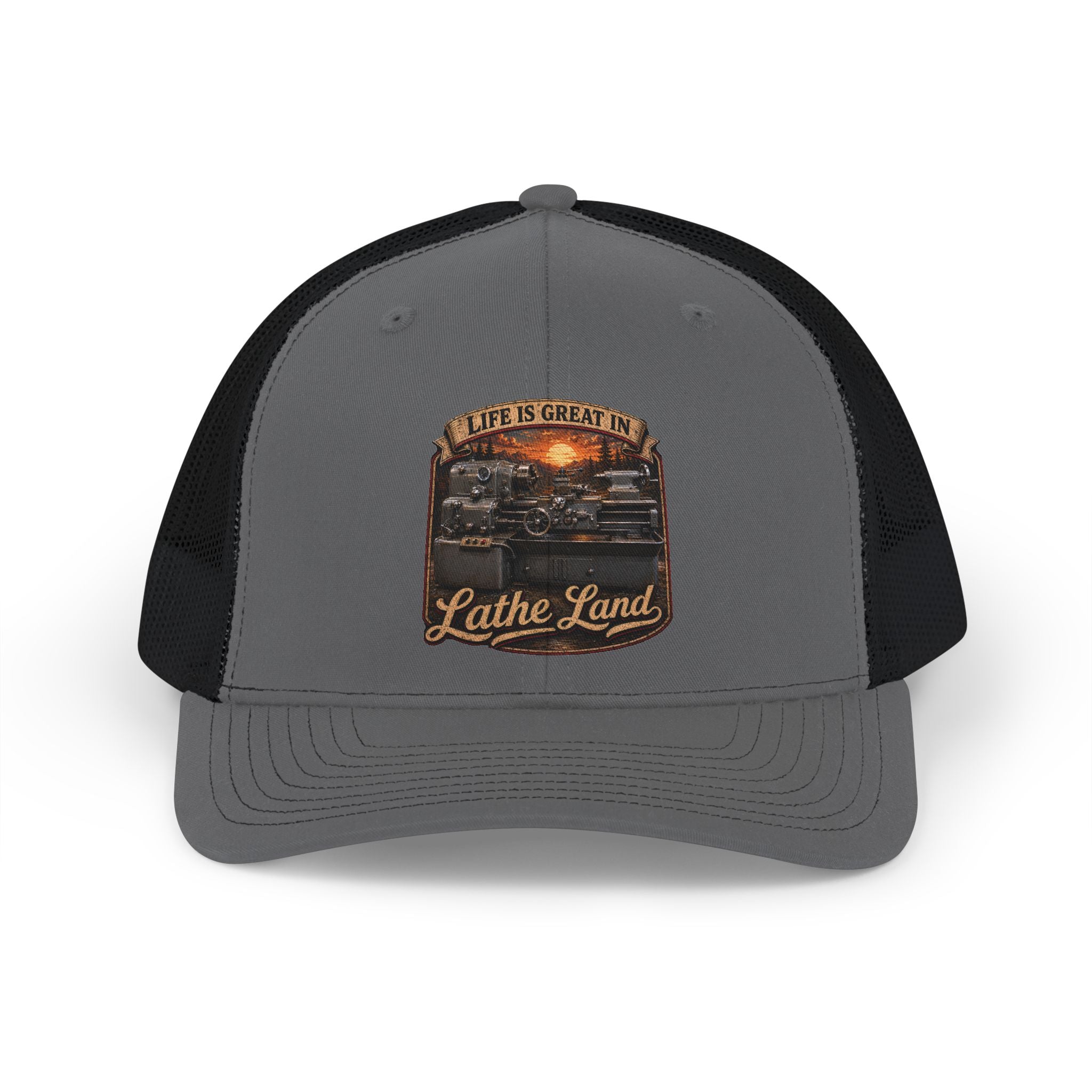 Life is Great in Lathe Land!- Trucker cap.